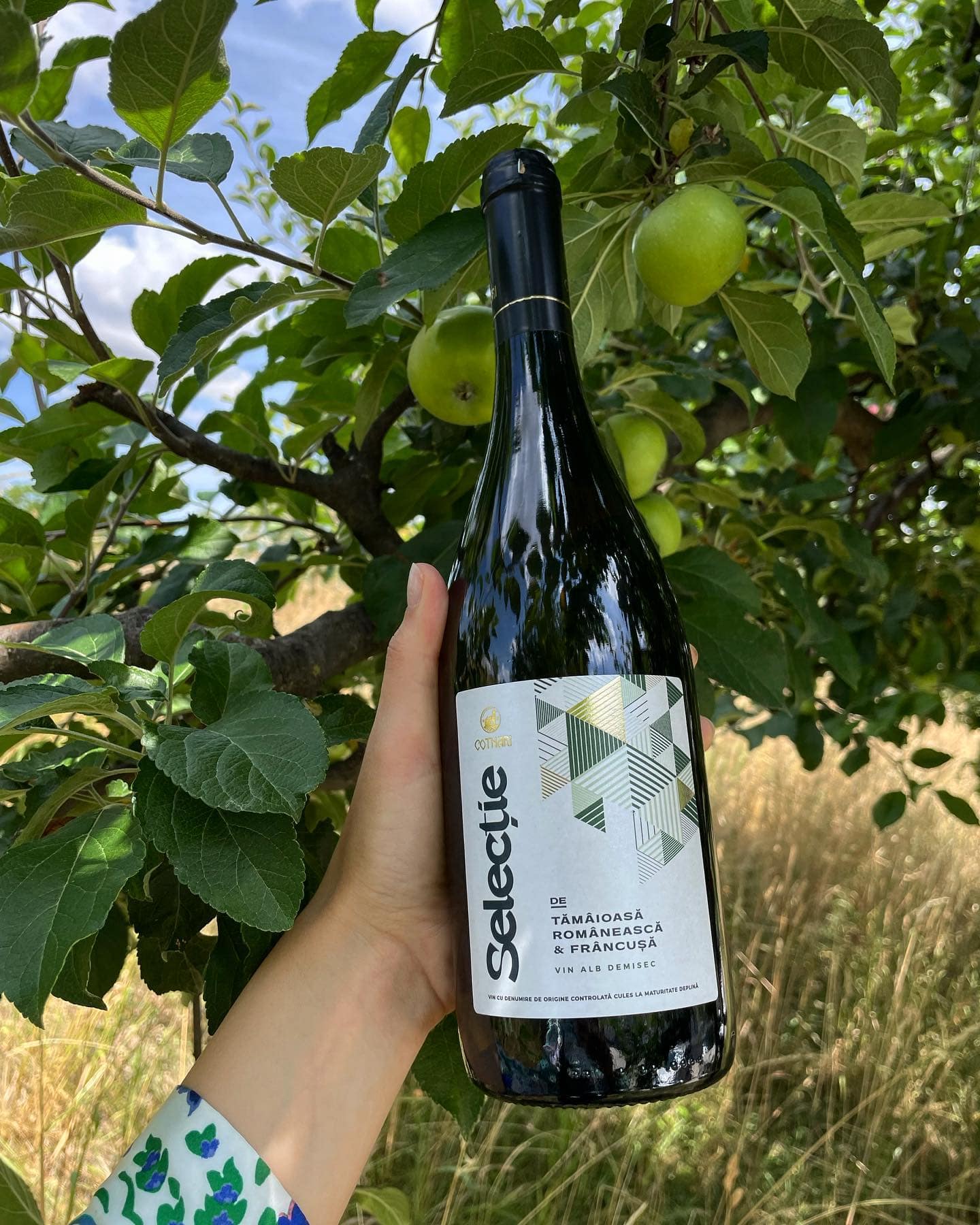Wine label design for Cotnari Selecție made in Bucharest, Romania by TARNOVSKI Branding Studio